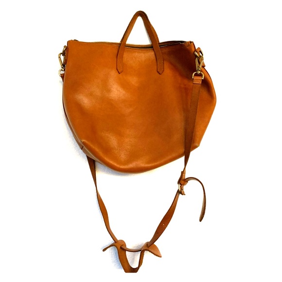 Madewell Handbags - Madewell Leather Zip Tote